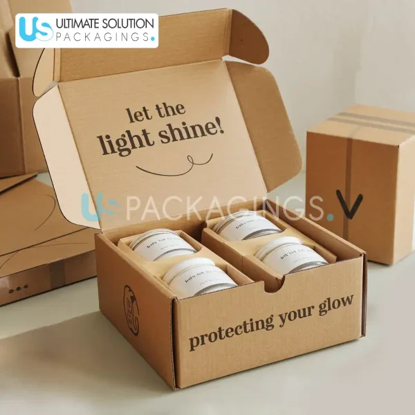 Corrugated material Candle Shipping Boxes