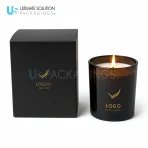 Custom Black Candle Box With logo