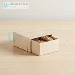 Eco-friendly small cookie boxes. Made for sustainable cookie packaging.